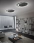 Preview: Braga Pico LED Wand- / Deckenleuchte Ø 45cm Schwarz Blattgold - dimmbar / sofort lieferbar
